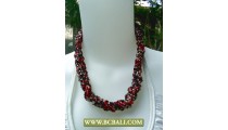 Coloring Chockers wrap Beads Necklaces
